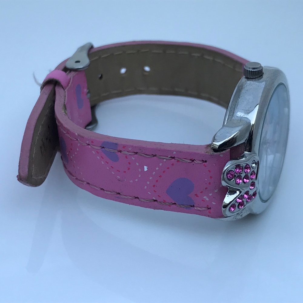 Disney Minnie Mouse Ladies Watch Pink Band Analog - Picture 4 of 8